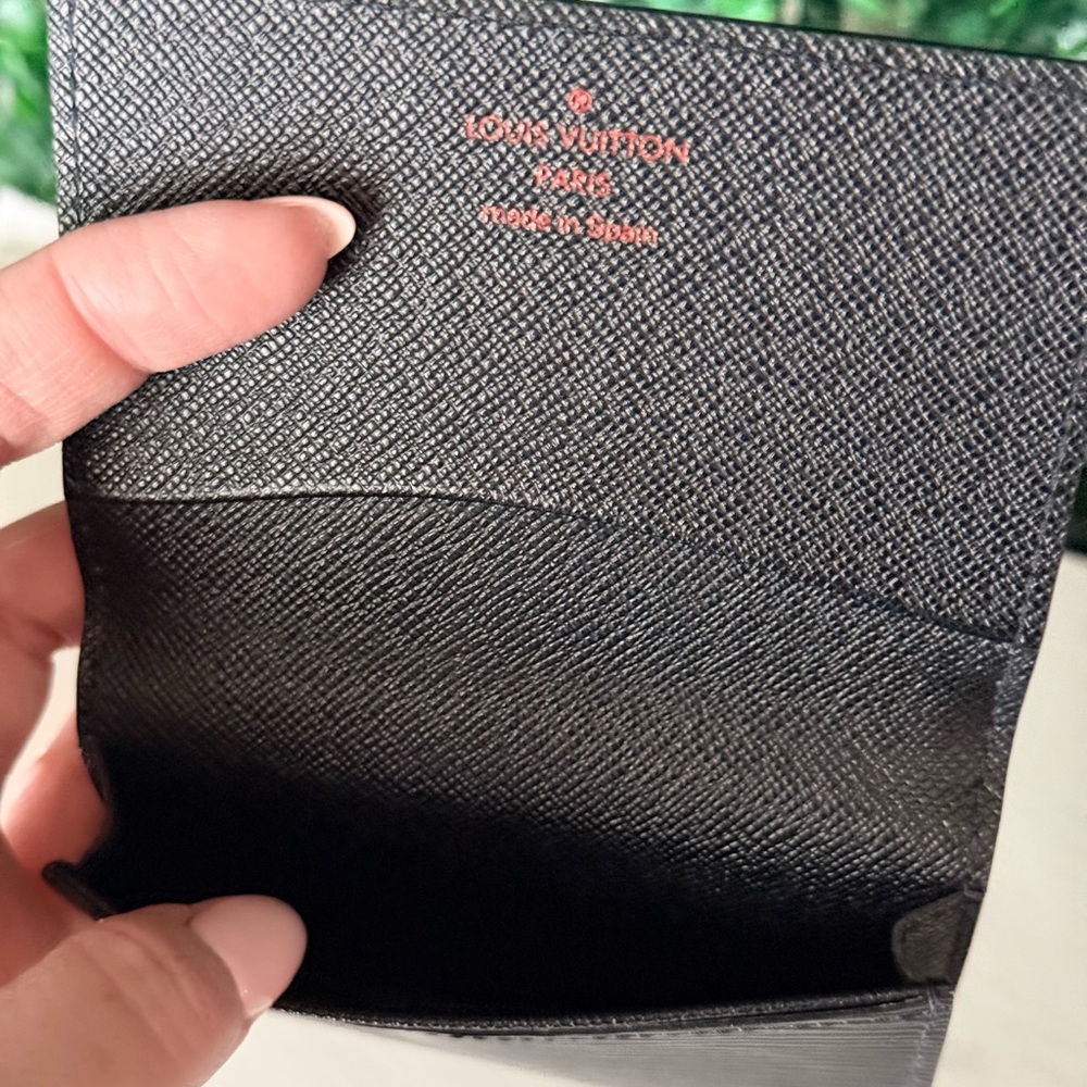 Louis Vuitton Black Epi Leather Small Cardholder Wallet - Picture 8 of 9